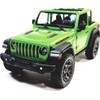 Kinsmart Compatible with Jeep Wrangler Rubicon 2018 Lime Green Open