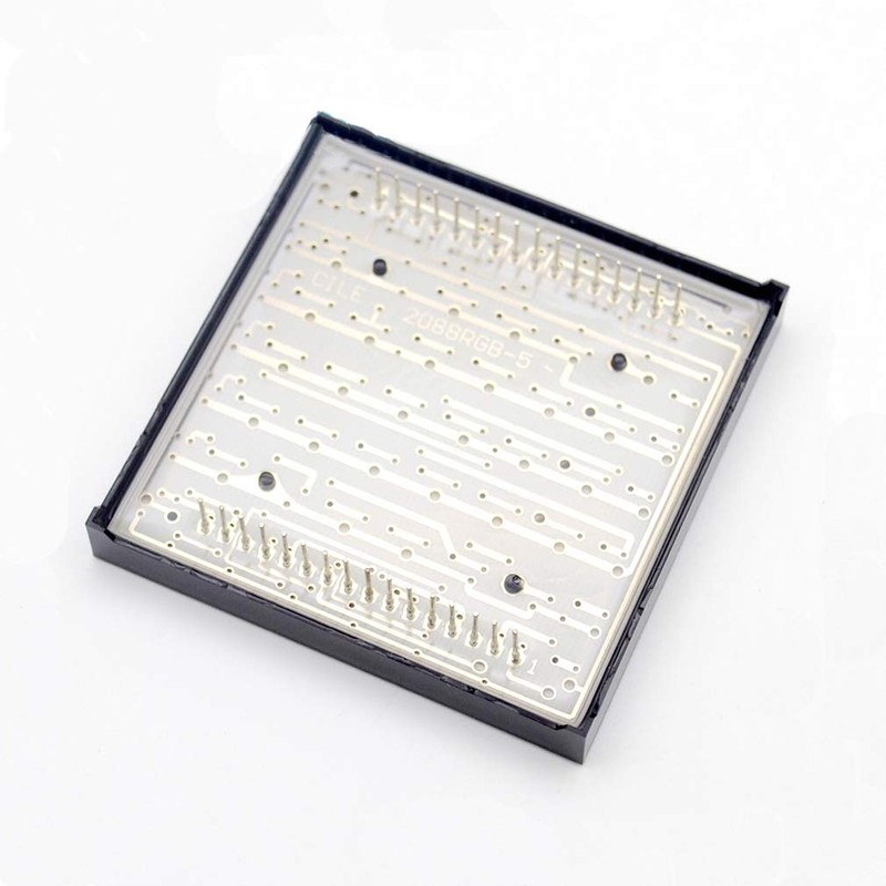 Hailege 2pcs 8x8 Matrix RGB LED Common Anode Full Colour