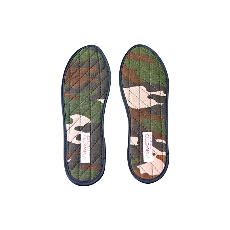 Cinnamon Soles Nawemo "Camouflage", Size 7