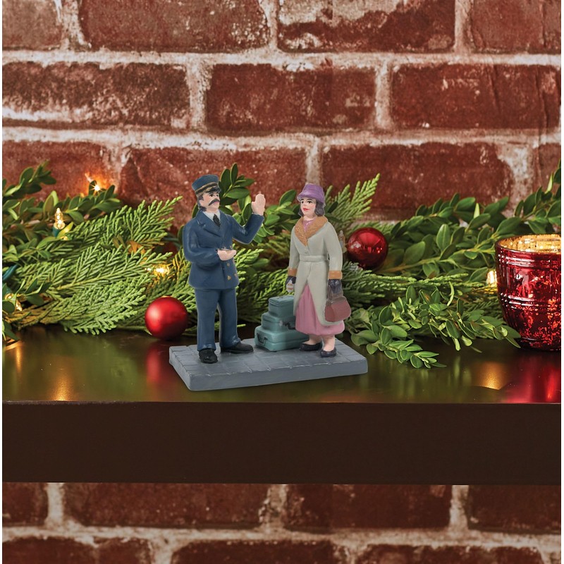 Department 56 Christmas in City Village Calling for A Porter