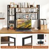 Giantex Desktop Bookshelf, 37" Desk Shelf for Up to 32"