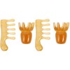 Healeved 4 Pieces Resin Massage Comb, Gua Sha Stone Facial