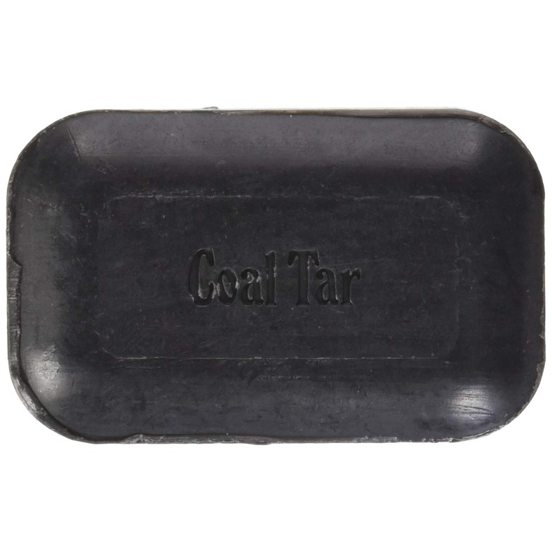 Soap Works Coal Tar Bar Soap (Black) (110g/bar) 2 bars