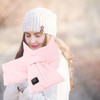 USB Heating Neck Pad Temperature Adjustable Heated Scarf Winter Warm