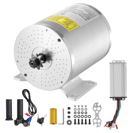 48V 4300rpm Upgraded Speed Controller 2000W Electric Brushless DC Motor Kit Throttle Grip Go Karts and Electric BicyclesDefault: Default