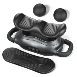 Costway Electric Back Massager 3 Heads 3 Modes USB Rechargeable Lithium BatteryColor: as picture