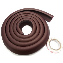 AKORD® 2 METRE SAFETY EDGE PROTECTION FOR CHILD/BABY/KID/TODDLER - COVER FURNITURE CORNERS/EDGES - BABY PROOFING (Dark Brown)