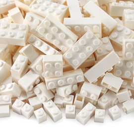 Feleph Classic bricks set, 320 pieces, mixed 1 x 1, 1 x 2, 1 x 4, 2 x 2, 2 x 4 building blocks for children, basic bricks