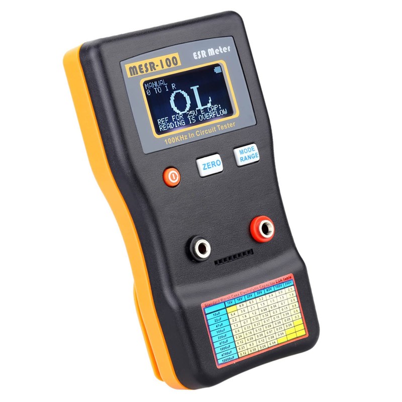 Domary MESR-100 ESR Capacitance Ohm Meter Professional Measuring Internal Resistance