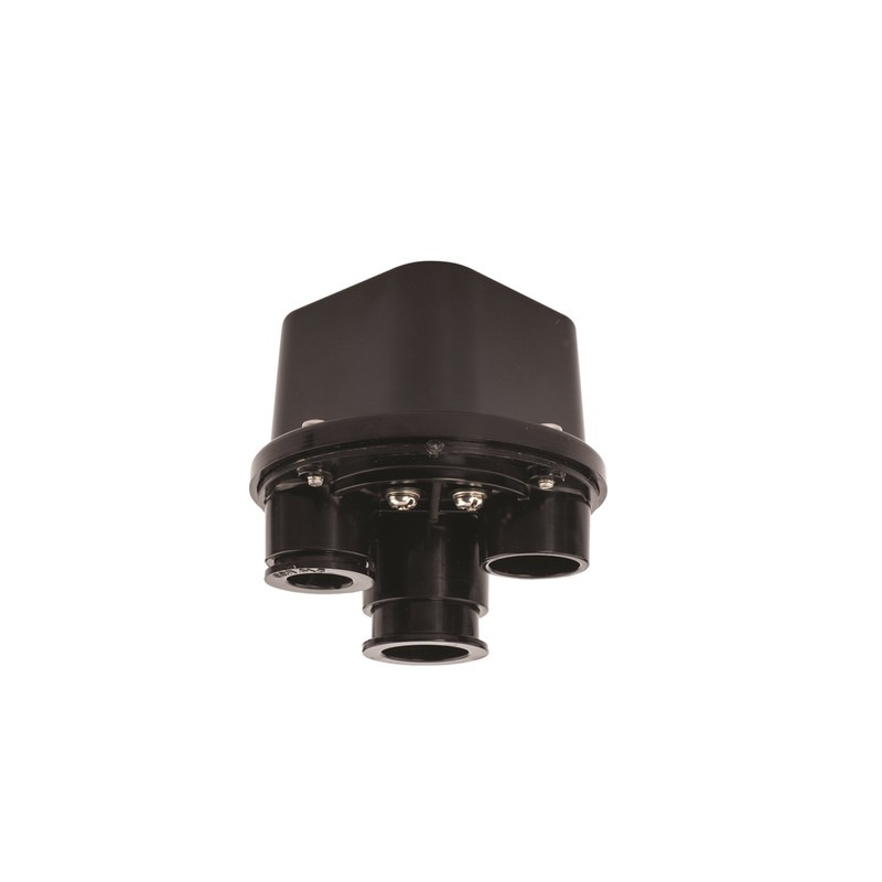 Tork JBP75175 Two Light Pool And Spa Junction Box, Black