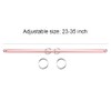 Pilates Yoga Bar Expandable Rose Workout Bar and 2PCS Pink