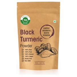 RETRACT TO NATURE Black Turmeric Powder - 4oz/113g (Curcuma caesia) 100% Pure & Natural, Good for Overall Wellness