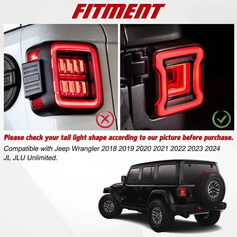 x xotic tech Tail Light Cover Taillight Guard Decoration Trim