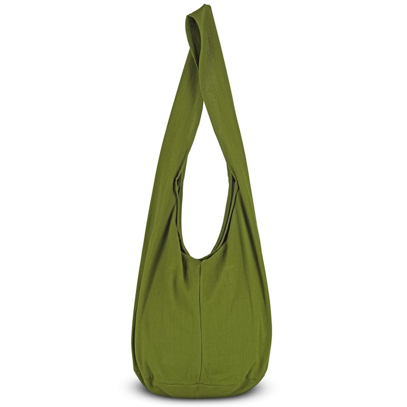 Your Cozy Crossbody Handbag, Handmade Boho Cotton Bag, Unisex, olive