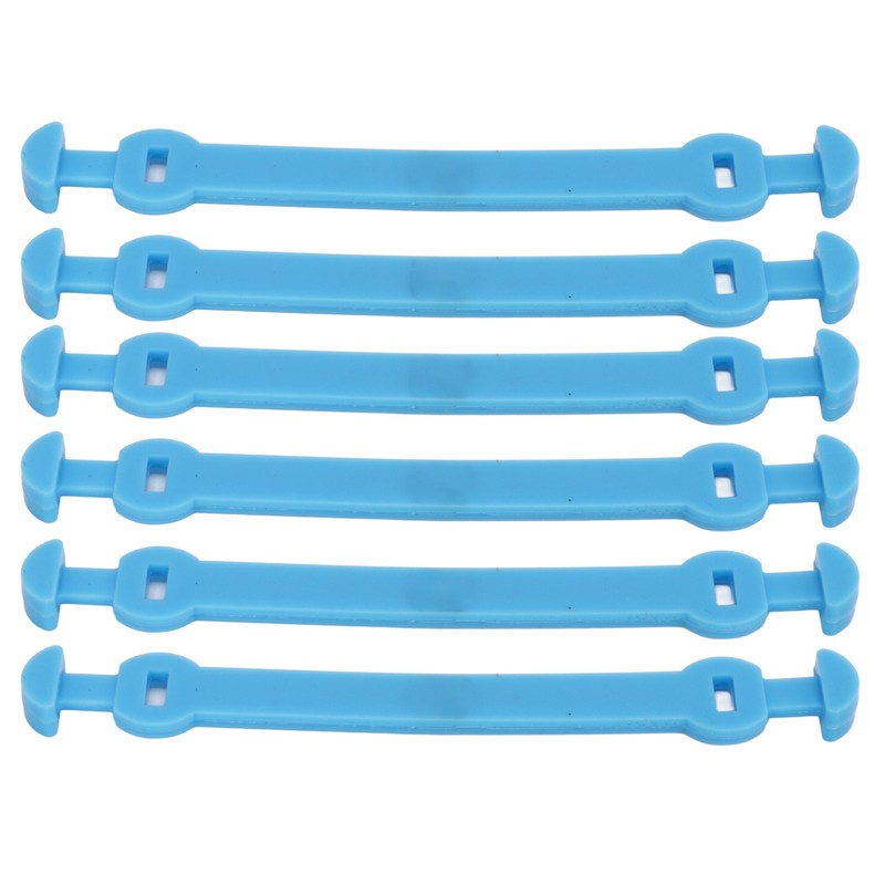 6 Pcs Tennis Racket Vibration Dampeners Long Buckle Tennis Racquet