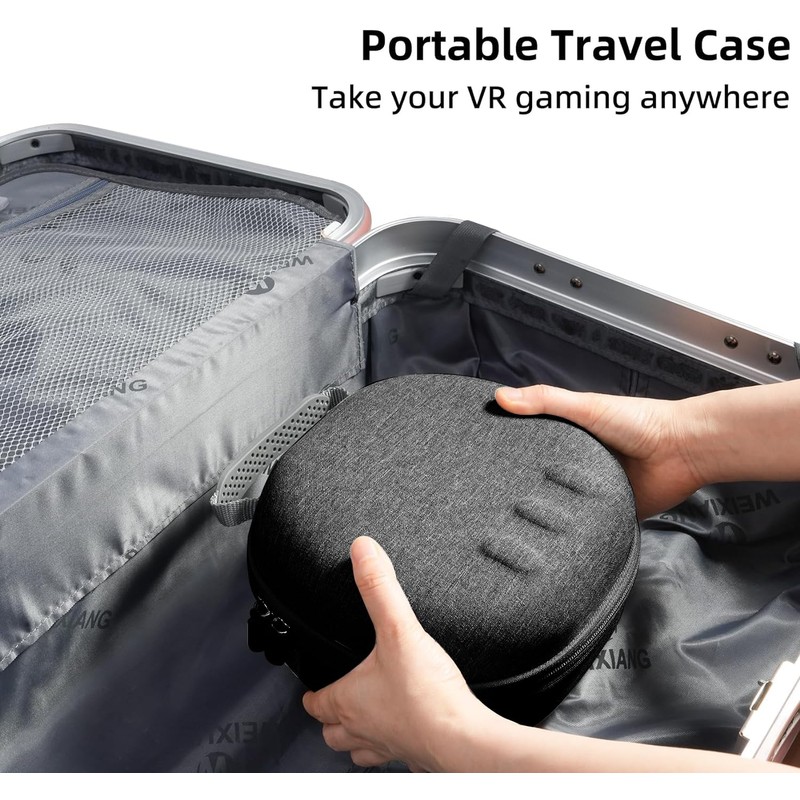 XGMATT Hard Carrying Case for Meta Quest 3S/Quest 3,VR Gaming