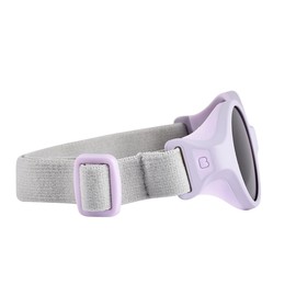 Béaba Baby Sunglasses 0-9 Months, 100% UV Protection - CAT 4, Side Protection, Optimal Comfort, Adjustable Elastic Headband, Glee Collection, Lila