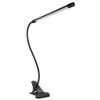 LED Adjustable Clip Reading Light Cold Warm Brightness Light Black