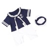 Baby Sailor Suit Navy Sailor Cotton Sailor Suit for Babies