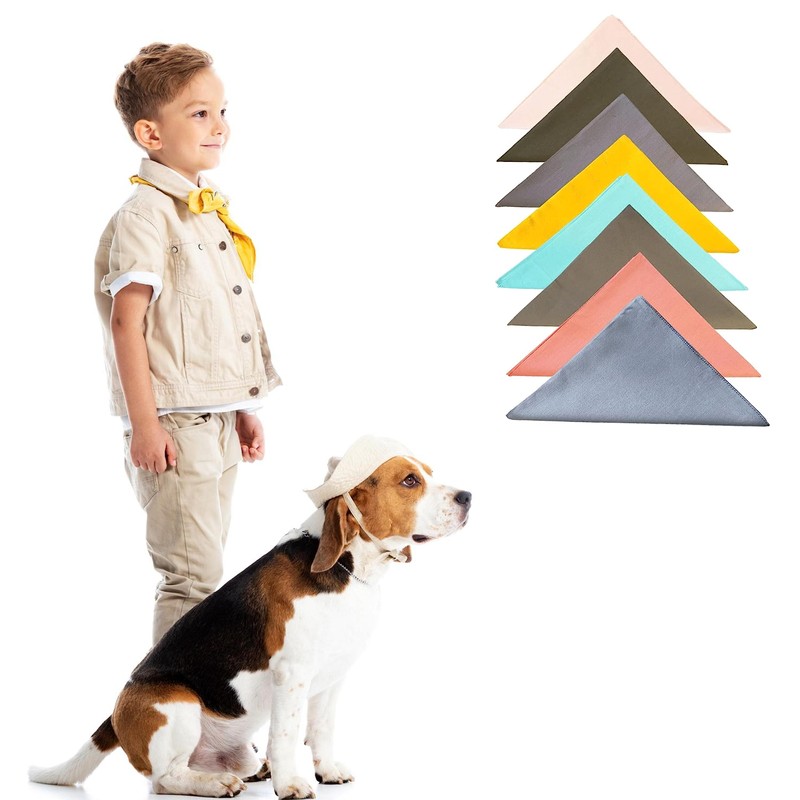 Lizzy Plain Cotton Multifunctional Bandanas Headwear Neckwear Bandana (Honey)