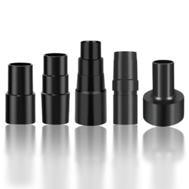 Nomhaw Universal Vacuum Hose Adapter 5Pcs Multi-Size Kit (1-3/8" to 1-1/4" & 1-1/2" to 1-1/4" & 2-1/2" to 1-1/4") Versatile Shop Vac Adapters Attachment for Wet Dry Vacuum Cleaners