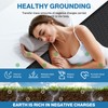 Grounding Mat for Bed King Size-PU Leather Earthing Pad for