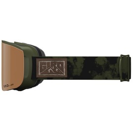 Giro Axis Ski Goggles - Snowboard Goggles for Men - Trail Green Cloud Dust Strap with VIVID Petrol/VIVID Infrared Lenses