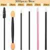 Kit de Herramientas de Maquillaje Desechables de 300 Piezas, Cepillo