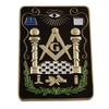 Masonic Lodge All Seeing Eye 4" Square Car Auto Emblem