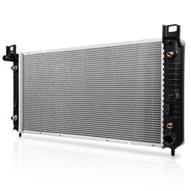 DWVO 34'' Core Radiator Compatible Compatible with Chevy Silverado Suburban GMC Yukon Sierra Tahoe Escalade Hummer H2 4.3L 4.8L 5.3L 6.0L 6.2L V8 DWRD1001