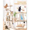 Purrlato Tall Cat Tree, Multi-Level XL Large Cat Tower with