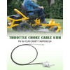 JUWEVAZU 746P05811A ZT1 Throttle Choke Cable Fit for CUB Cadet