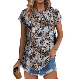 XIEERDUO Womens Clothes Western Shirts Spring Outfits for Women 2025 Business Casual Tops for Women Floral L