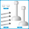 Wonderjune Closet Rail Hanging Closet Rod Ceiling Clothes Rack Any
