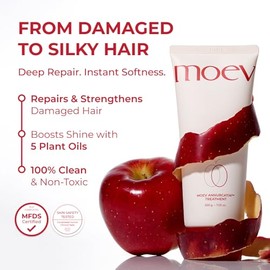 MOEV Mascarilla Capilar Annurcatin | Cuidado Capilar Coreano Con Manzana Para Una Reparación Profunda | Sin Sulfatos | Acondicionador Espesante E Hidr