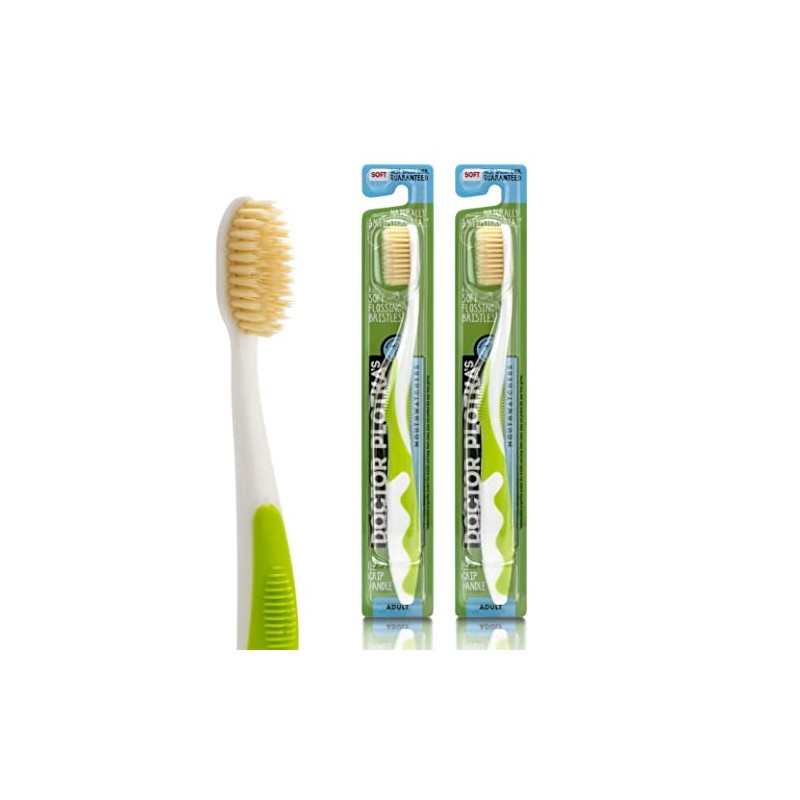 Mouthwatchers Floss Cerdas Plateadas Cepillo de Dientes para Adulto, 2