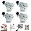 90-Degree Right Angle Clamps, 2-Piece Set, Metal Adjustable Swing Clamps