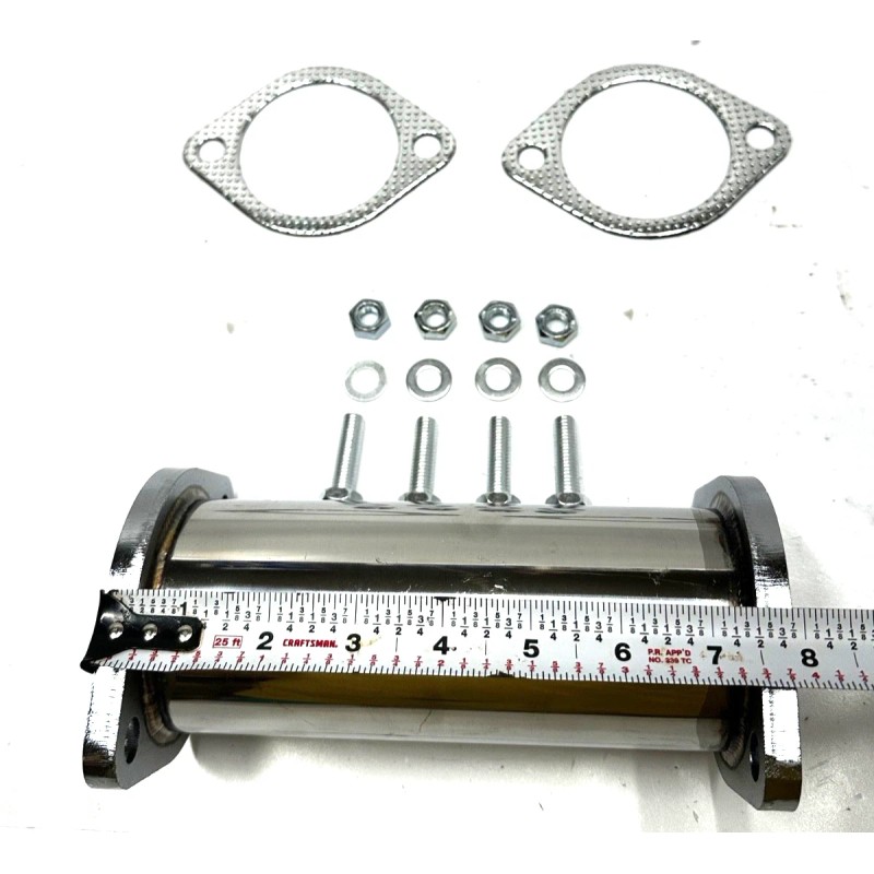 Gearhead G35 G37 Extension Adapter 350Z Exhaust pipe 8in Long