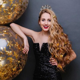 Happy New Year Headband, New Year's Eve Headband 2025 New Year's Eve Hair Accessories Headpiece Adult New Year's Eve Outfit Women Men Children Headband Stars New Year's Eve Accessories Gifts