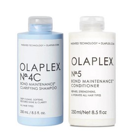 Olaplex No.4C Bond Maintenance Clarifying Shampoo 250ml and No.5 Conditioner 250ml Bundle