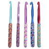 QANYEGN 5Pcs Crochet Hooks, Soft Handle Crochet Needle Set, Soft