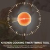 Cabilock Mechanical Kitchen Timer, Burger Shaped 60-Minute Wind Up Dial