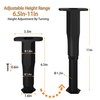 amusediy Adjustable Bed Frame Support Legs - Reinforced Plastic Replacement