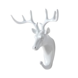 ARTIBETTER Bathroom Towels Hanger Clothes Coat Hooks Coat Hat Hook Vintage Wall Hook Deer Coat Hanger Door Towel Rack Faux Deer Deer Coat Hooks White Wall Decoration Key