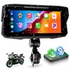 Rimoody 6.86 Inches Motorcycle Portable Carplay Car Radio with Wireless