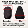 JMCHstore Red Diamond Stitch Retro Mini bike Seat for Coleman