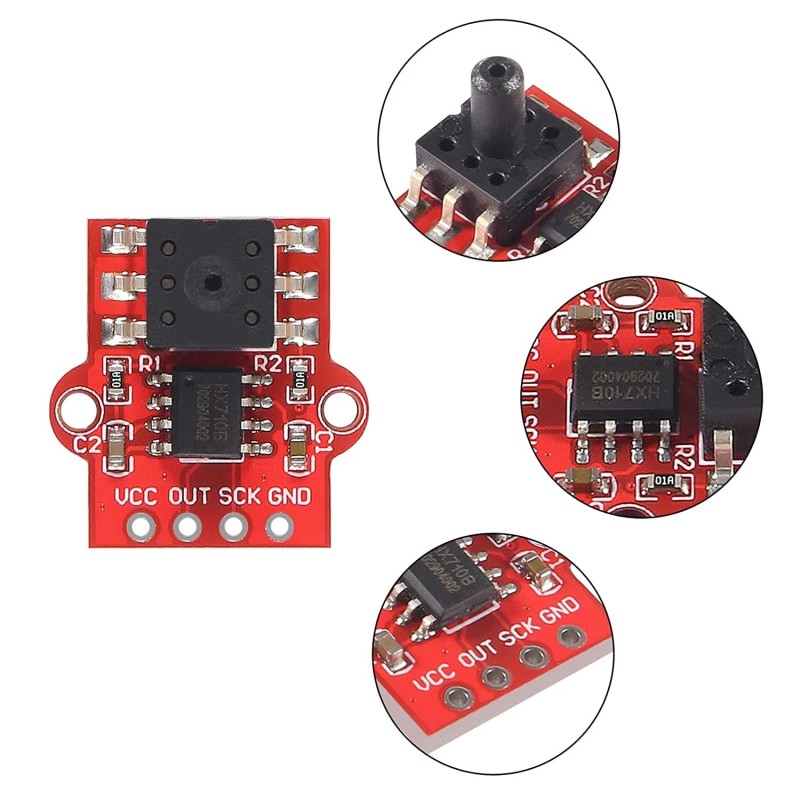 Almocn 6pcs 3.3-5V Digital Barometric Air Pressure Sensor Module Liquid