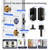 Veise VE017-B Fingerprint Smart Lock with 2 Lever Handles Set,
