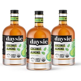 Daysie Certified Organic Coconut Almond Syrup, 6.76 Fluid Ounces, Pack of 3