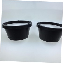 Gatuida 2sets 6.5 Inch Speaker Pad for Car Rubber Protection Cover DIY Fit 2pcs*2